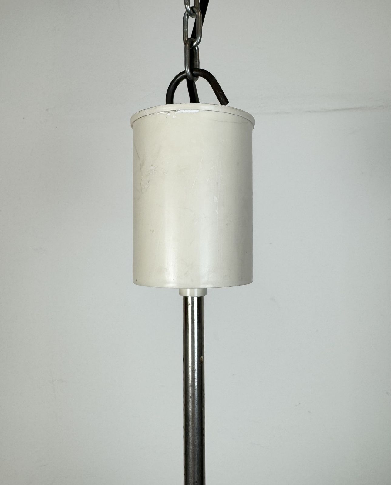 Vintage Chandelier With Milk Glass From Elektrosvit, 1960s, 2x photo vintage