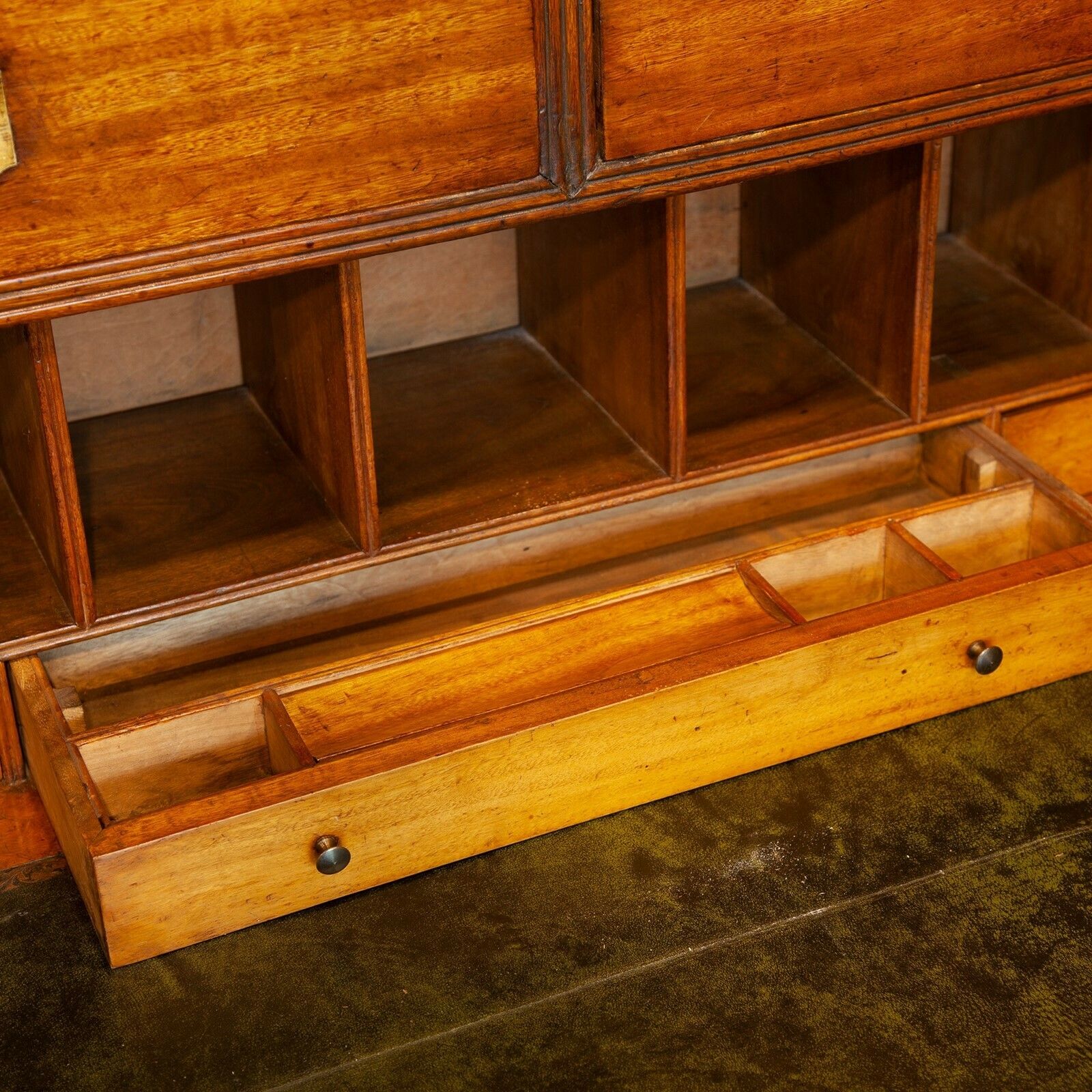 19thc. Naval Or Military Camphorwood Campaign Chest / Bureau photo for sale