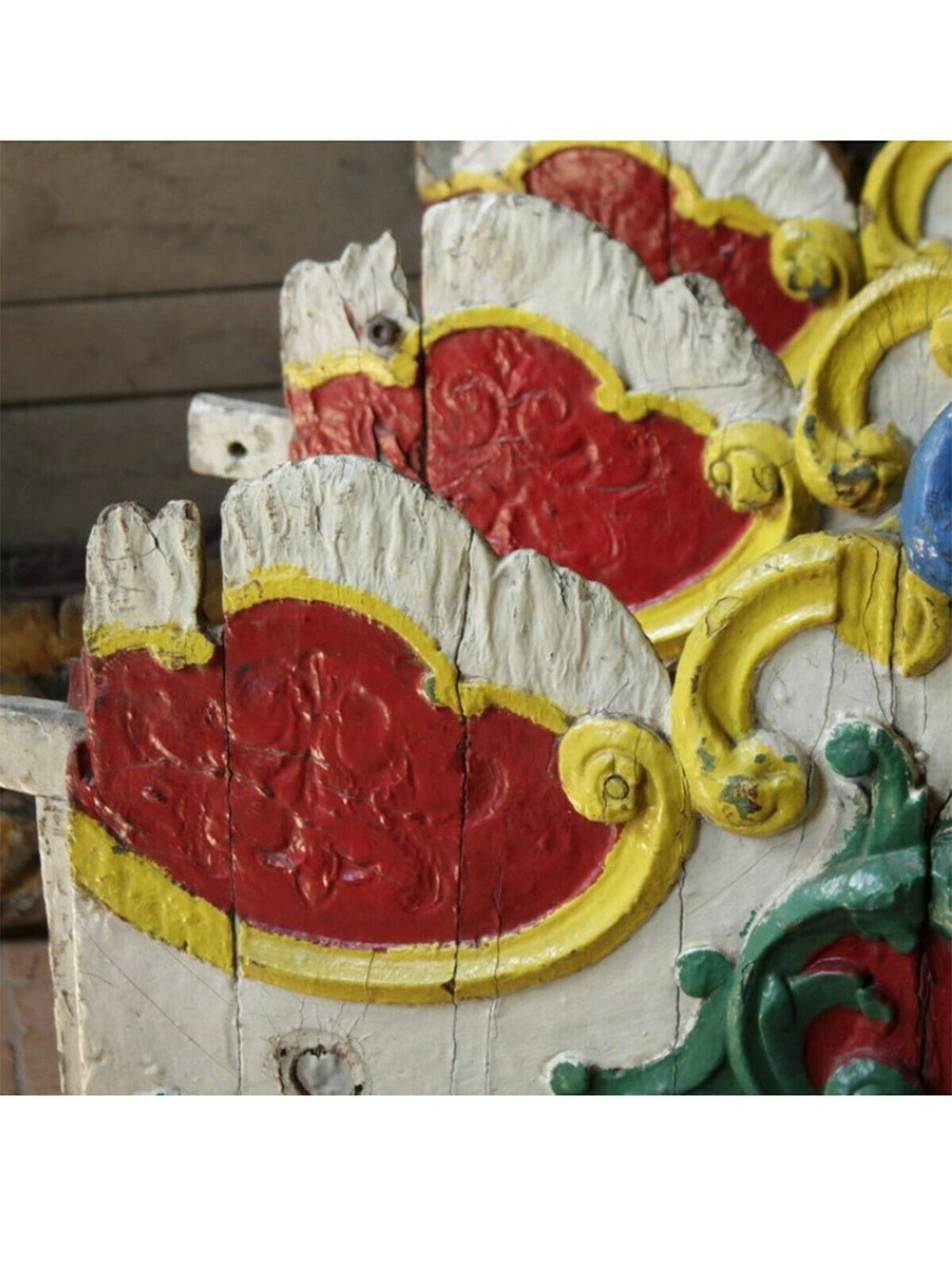 Pair Of 19th Century Carved Domes From French Carousel     Price Shown Is For A Single Dome photo furniture