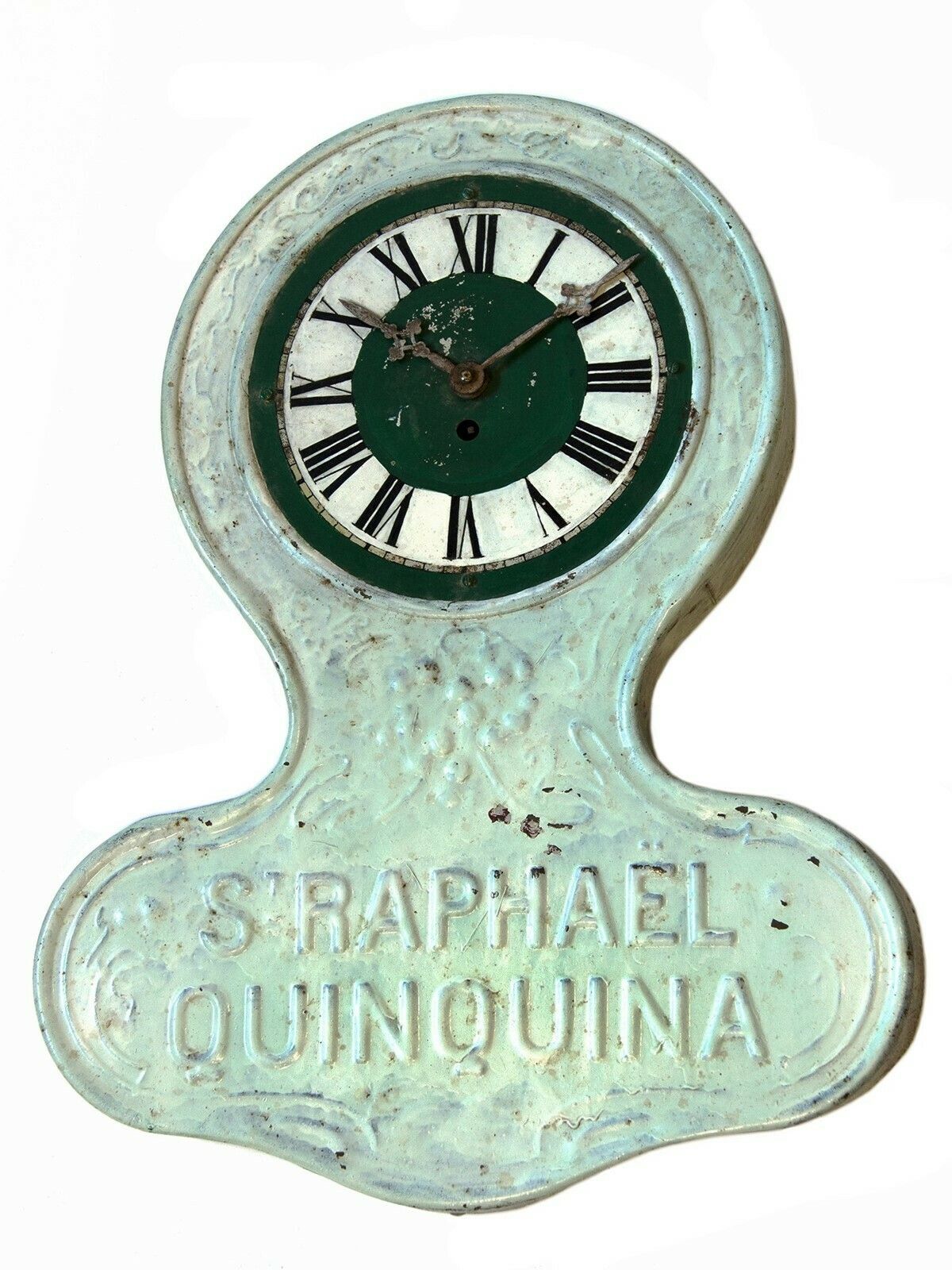 Collectible Advertising Tin Wall Clock From France