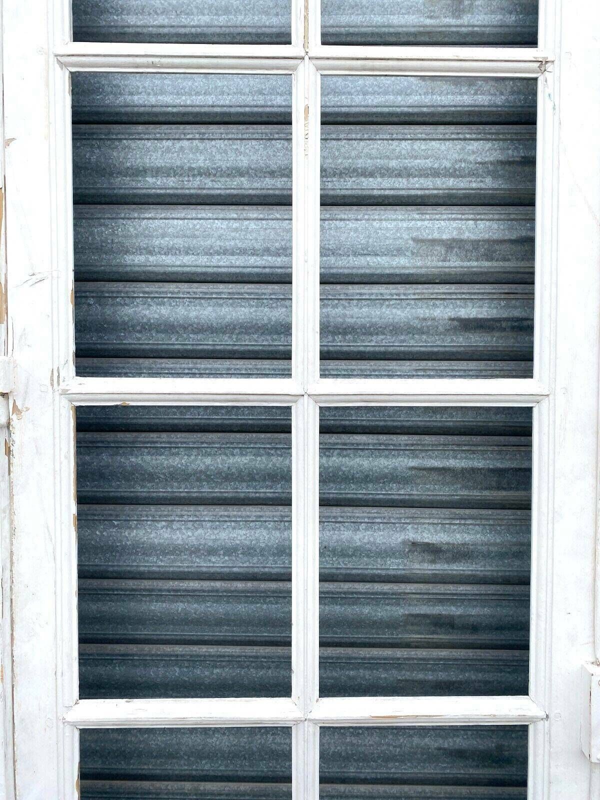 Suite Of Four Passage Doors With Small Tiles 20th Century photo for sale