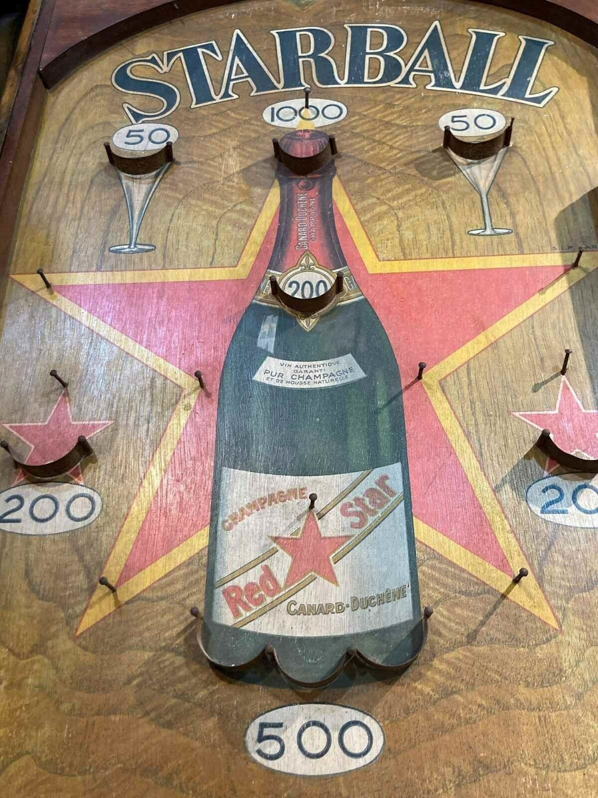 Starball' Bagatelle Bar Game From France photo for sale
