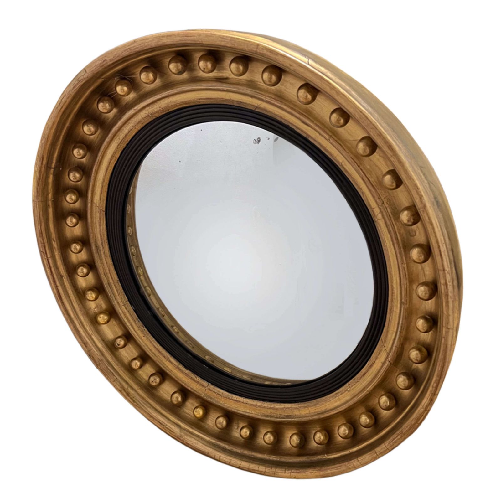 English Convex Regency Mirror, 1800s photo furniture