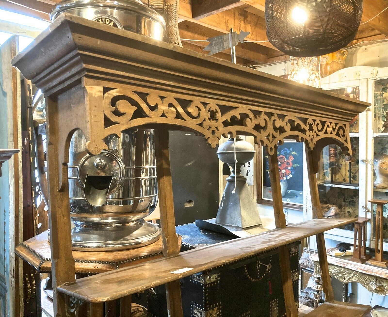 Backfitting 'Rack' From A Paris Bar Or Bistro  19th C. photo for sale