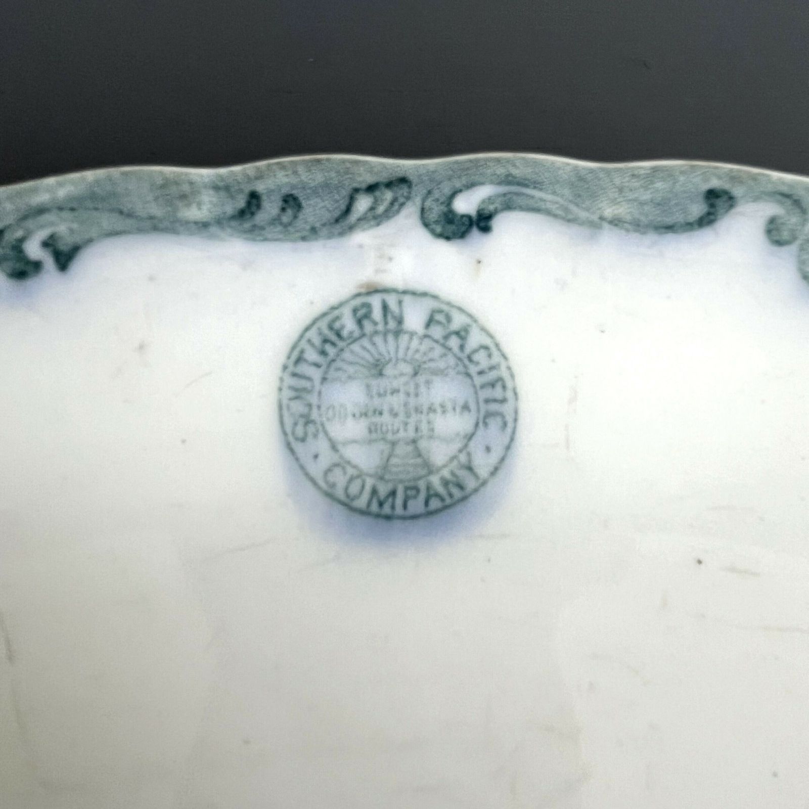 Southern Pacific Railway Meat Dish 14¾"X 10¼" photo 65.0