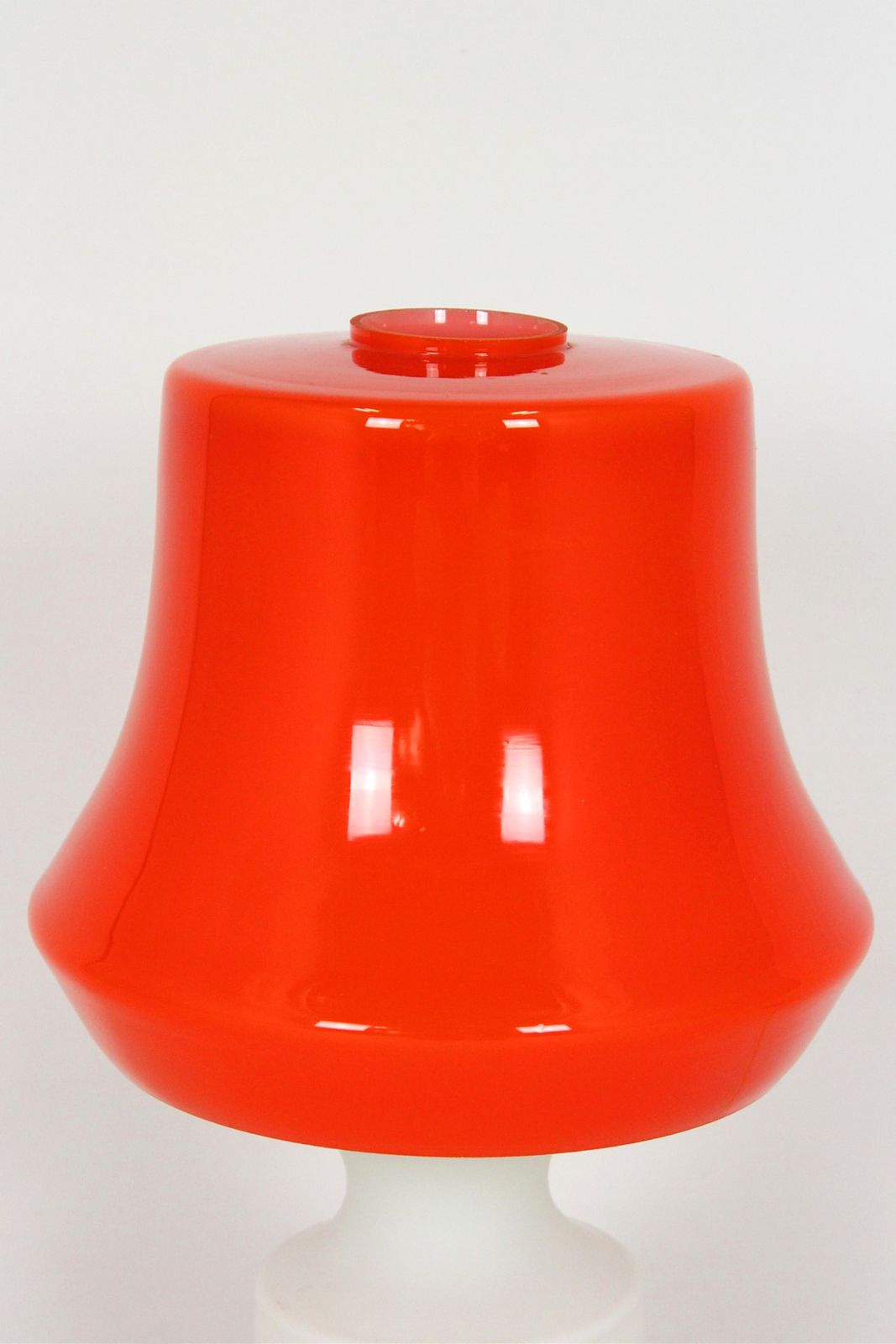 Vintage Glass Table Lamp From Osvětlovací Sklo, 1970s photo furniture