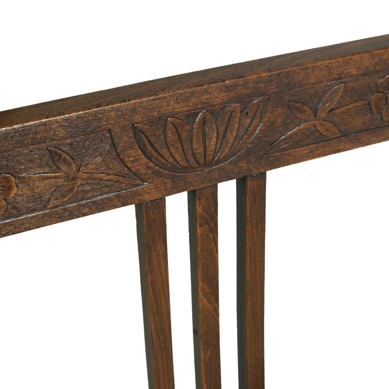 1890s French Armchairs Art Nouveau, Hand Carved Walnut, Restored & Wax Polished photo furniture