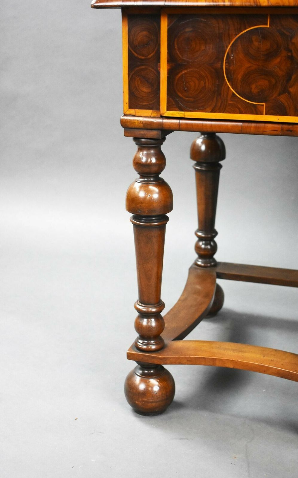 William & Mary Oyster Veneer Chest On Stand photo buy