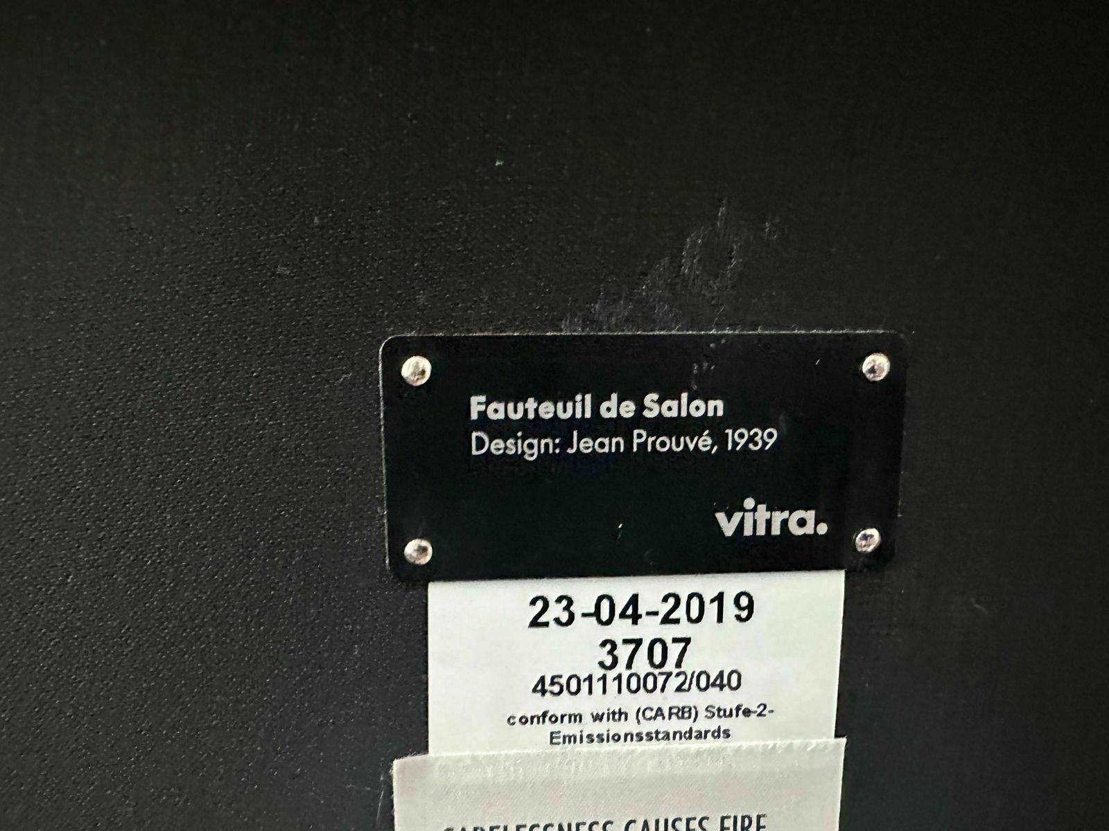 Jean Prouvé Fauteuil De Salon Designed In 1939 photo 1800.0