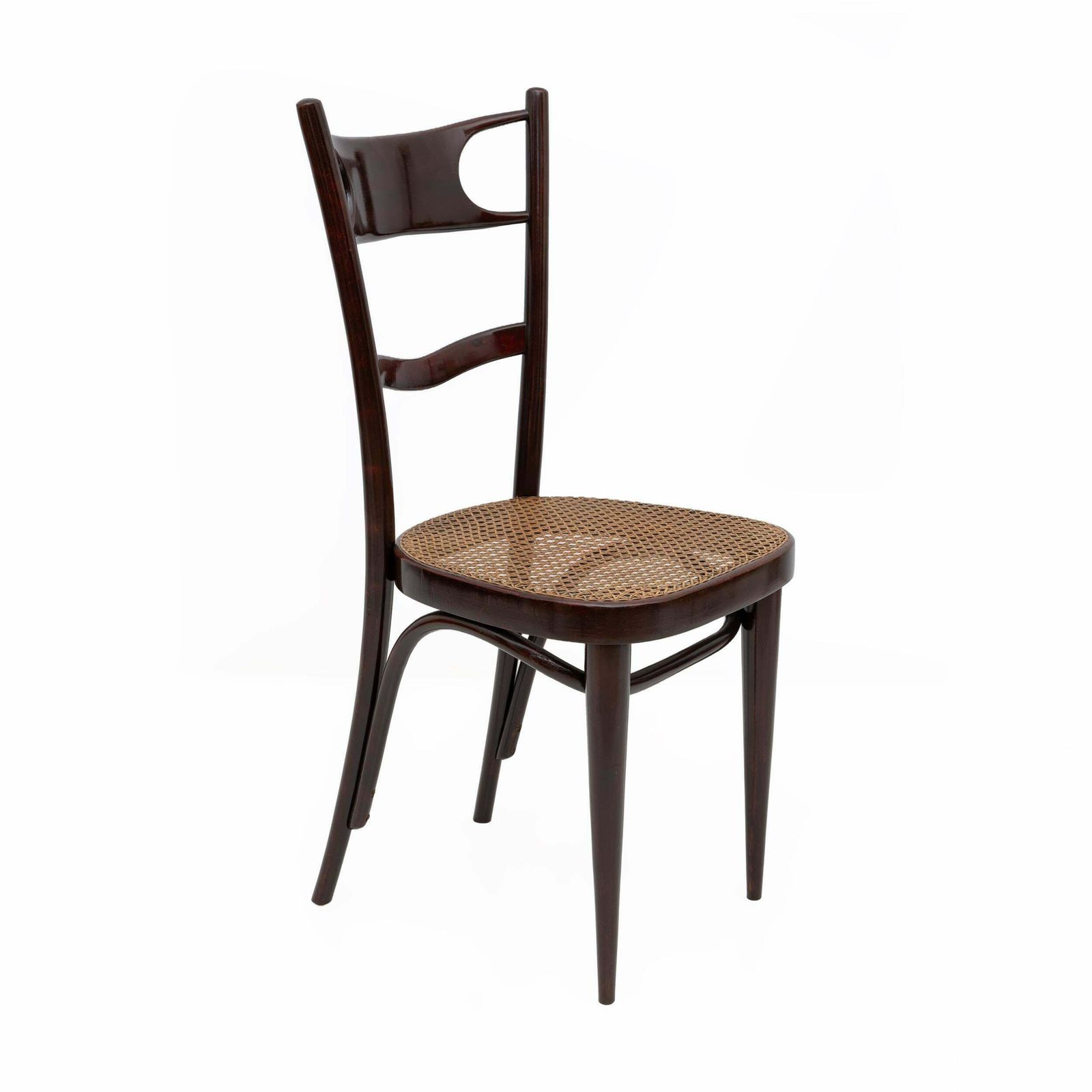 Set Six Early 20th Century Neapolitan Bent Beech Thonet Chairs Sautto & Liberale photo buy