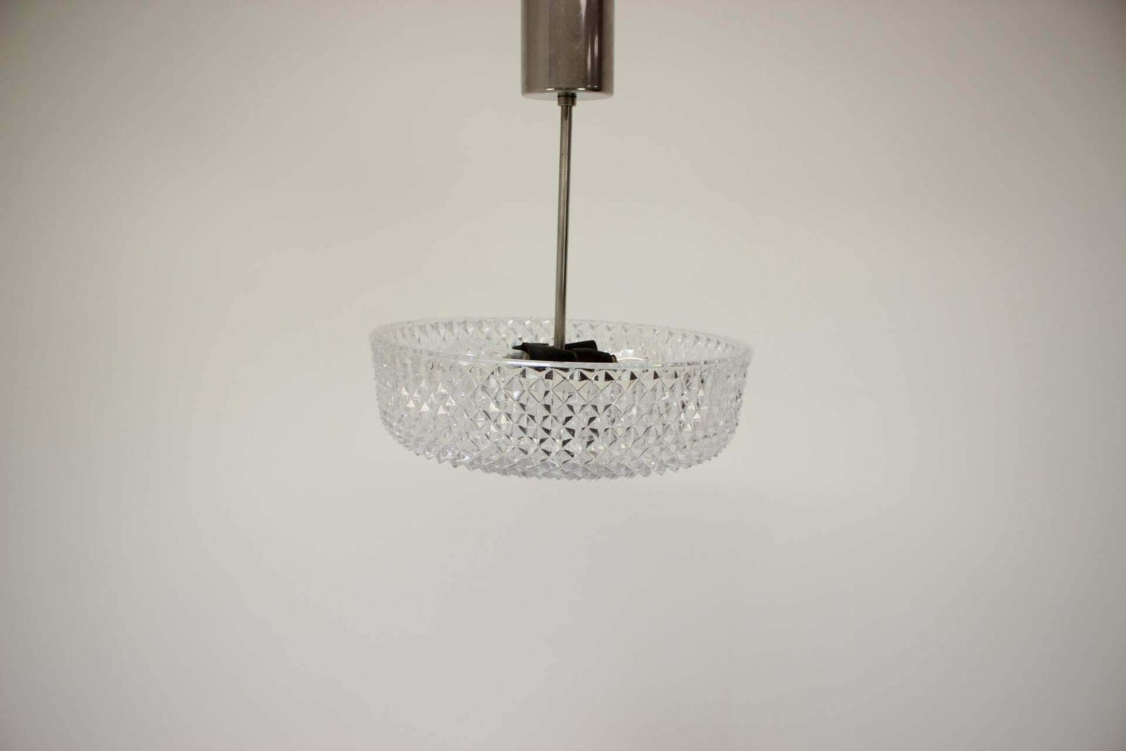 Midcentury Glass Pendant By Kamenicky Senov, 1960s photo 386.0
