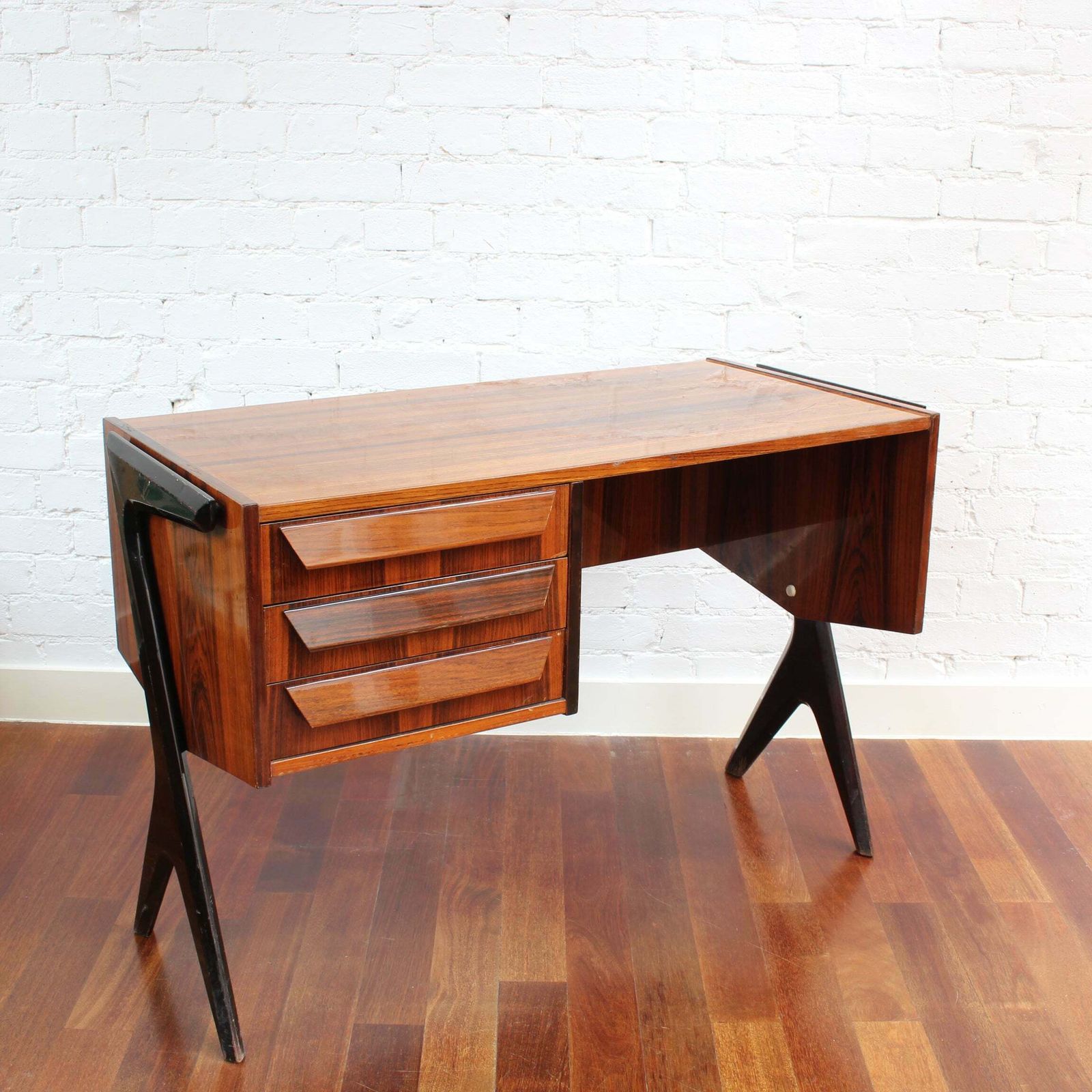 Italian Vintage Writing Desk Attributed To Vittorio Dassi (Circa 1950s) photo for sale