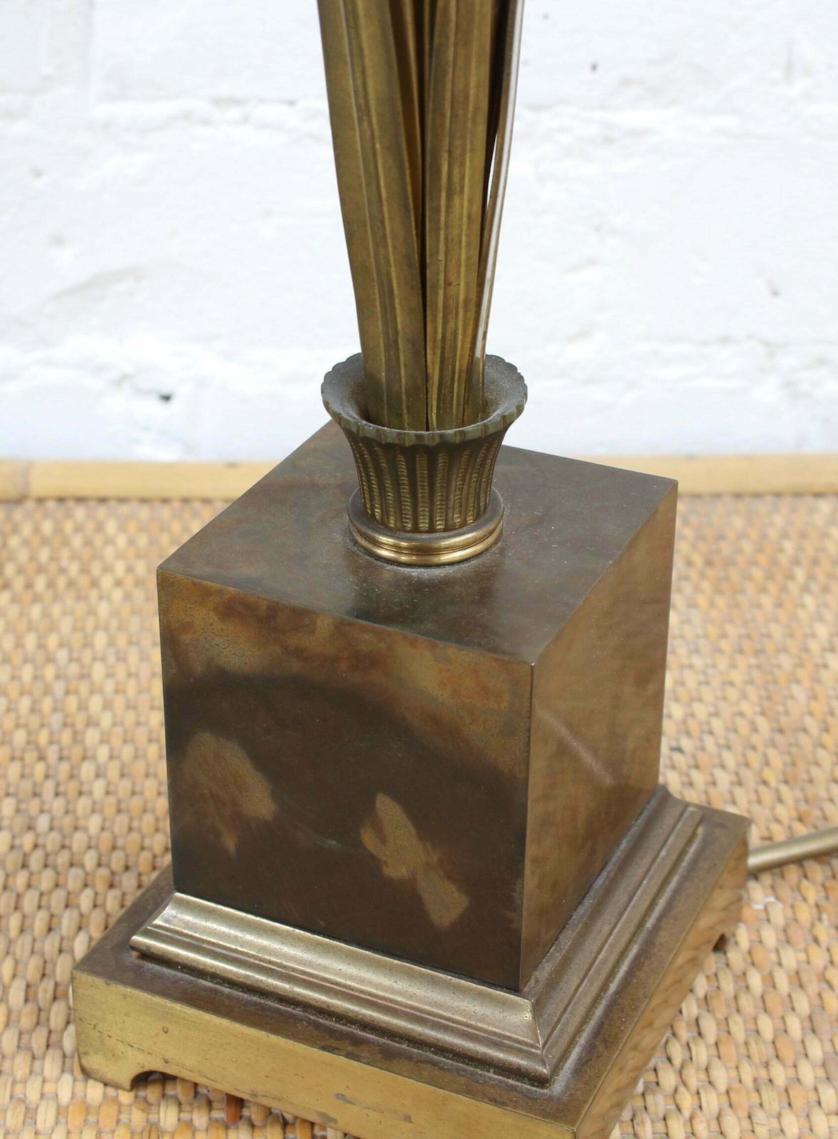 photo furniture Vintage French Table Lamp Inspired By Nature Attributed To Maison Charles (Circa 1970s)