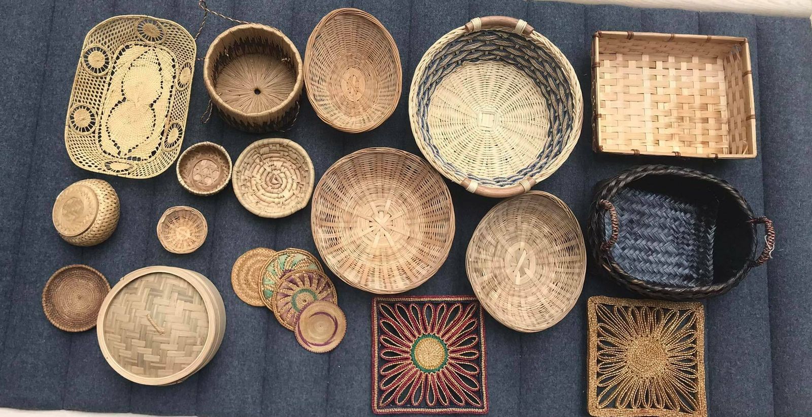 photo furniture Boho Decor Art Woven Basket Wicker Wall Basket Round Rattan Flat Basket Wall Tray Bohemian Decor Wall Boho Chic Wicker Hanging African