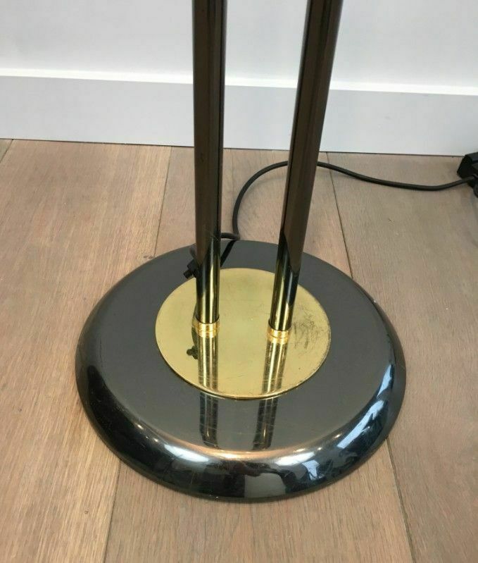 Floor Lamp Patina Gun Barrel And Brass photo buy
