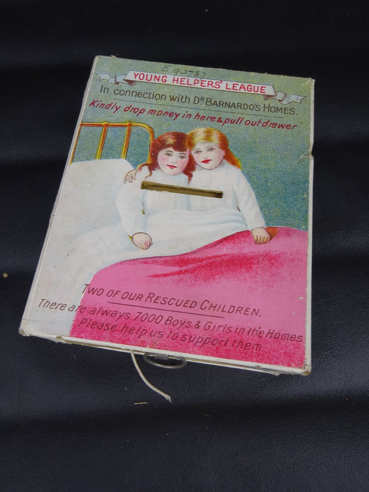 Rare Early 20thc Young Helpers' League DR Barnardo's Charity Money Box Bank photo furniture