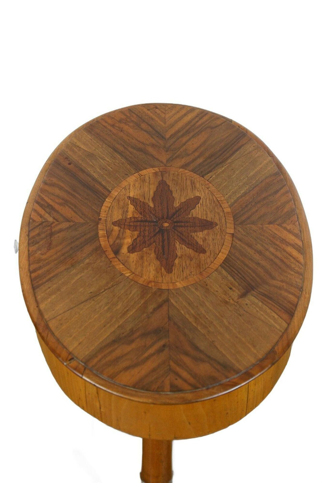 photo buy Pair Of 19th Century Biedermeier Side Tables, Nut / Cherrywood   At Ca. 1830