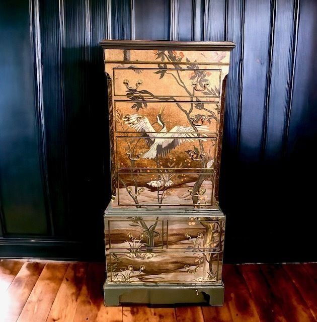 Oriental Chest Of Drawers, 1950s