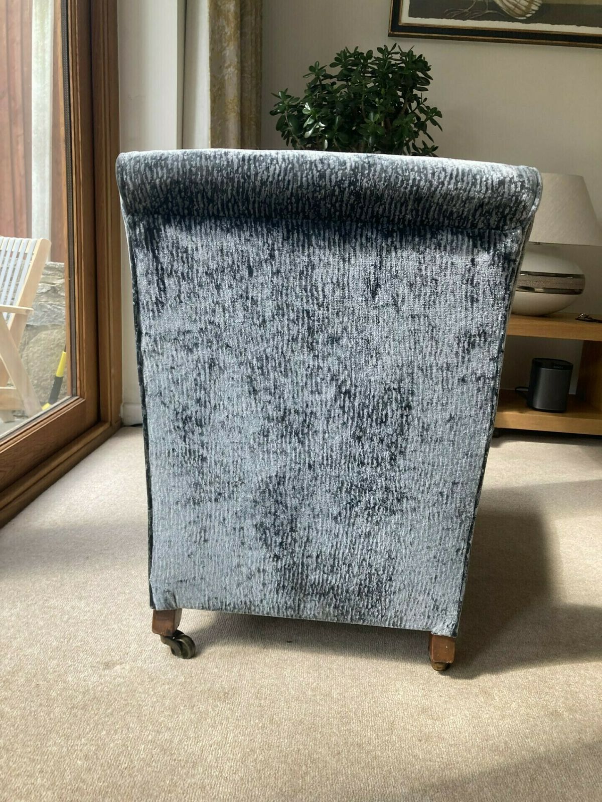 Velvet Victorian Nursing Chair photo Furniture