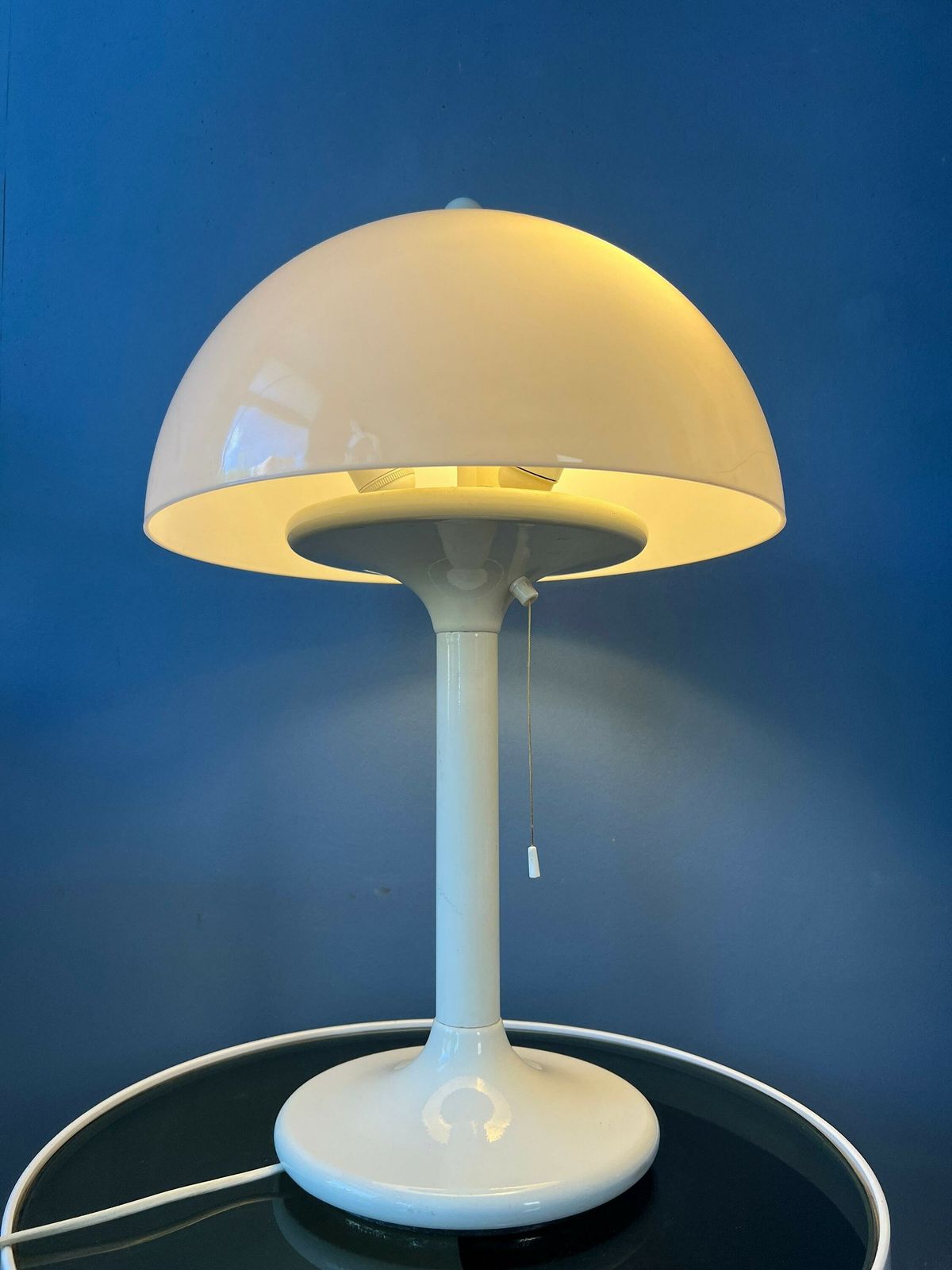 Dijkstra Witte Space Age Mushroom Tafellamp photo furniture