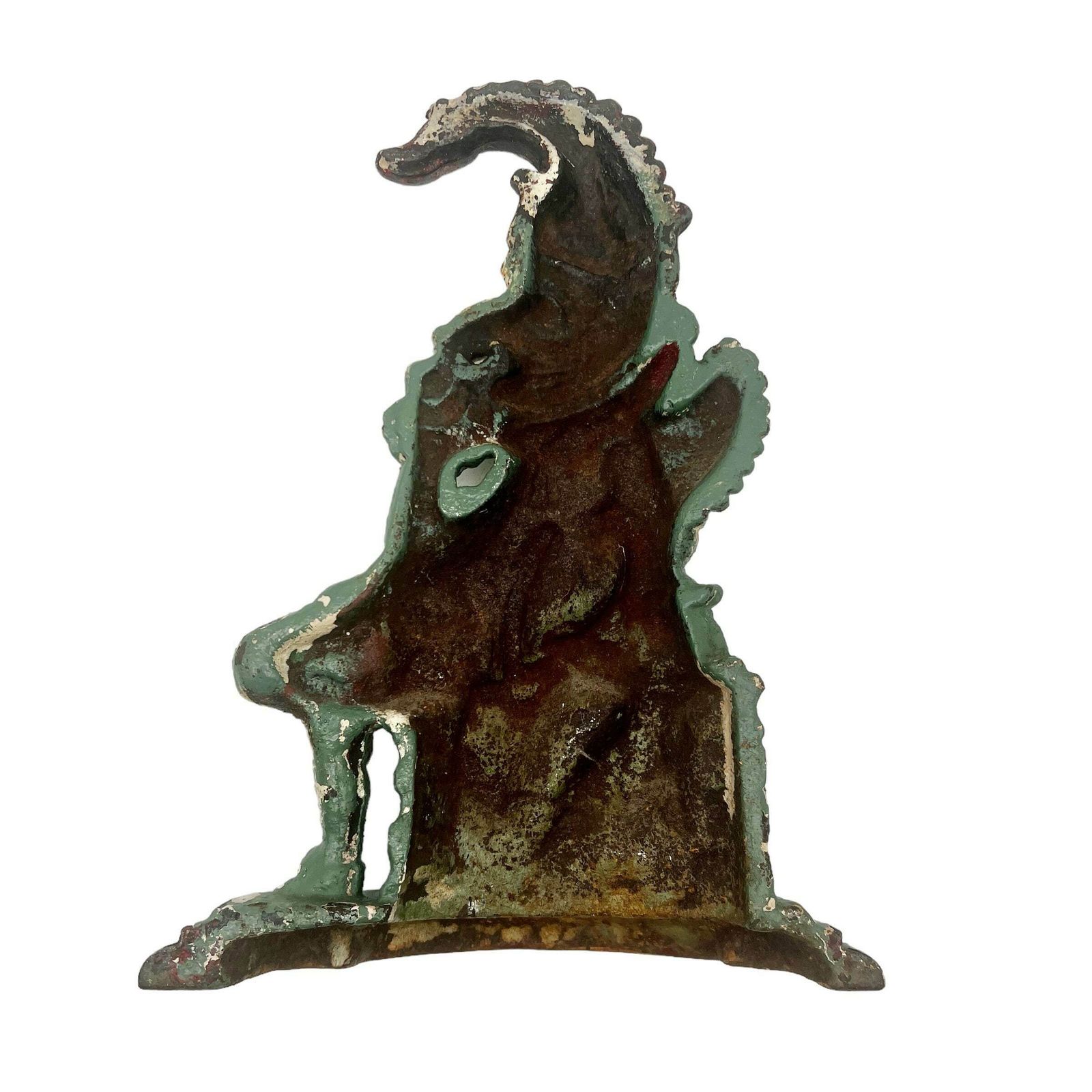 Antique Heavy Cast Iron Mister Punch Door Stop   Jester   Home Decor   Kitchenalia photo 52.0