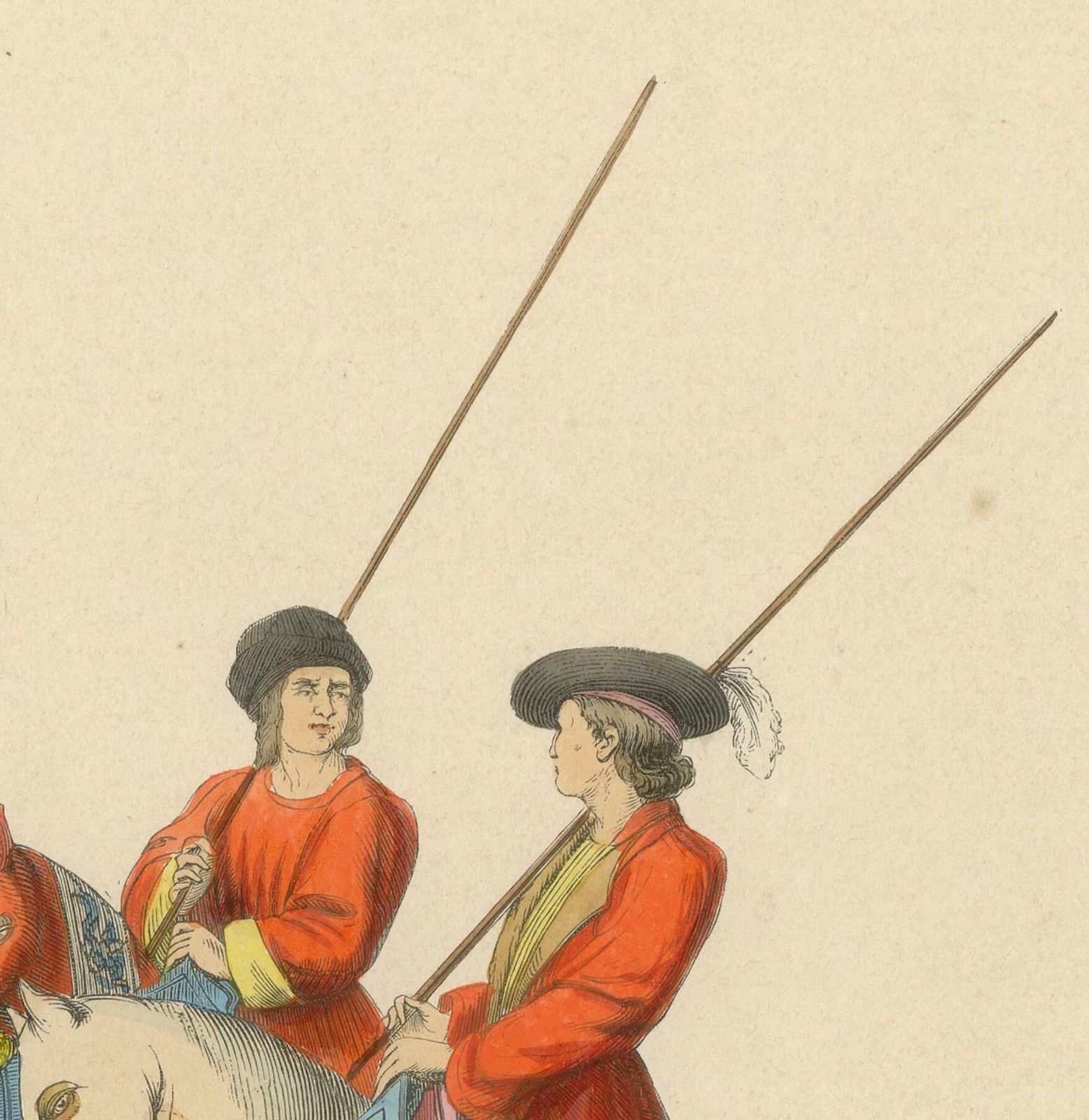 Ceremony Of Judgment Noblemen As Judicial Arbiters 1847 photo Art