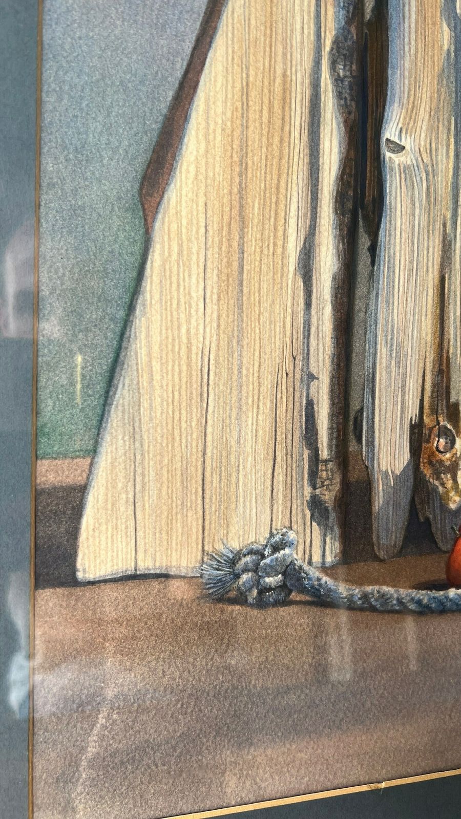 Large Original And Well Executed Still Life Watercolour Painting photo 189.0