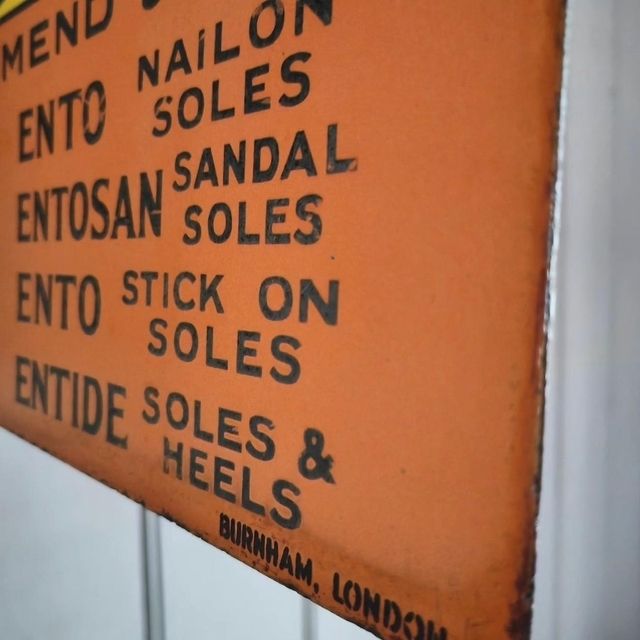 Antique Cobblers Flange Trade Sign photo buy
