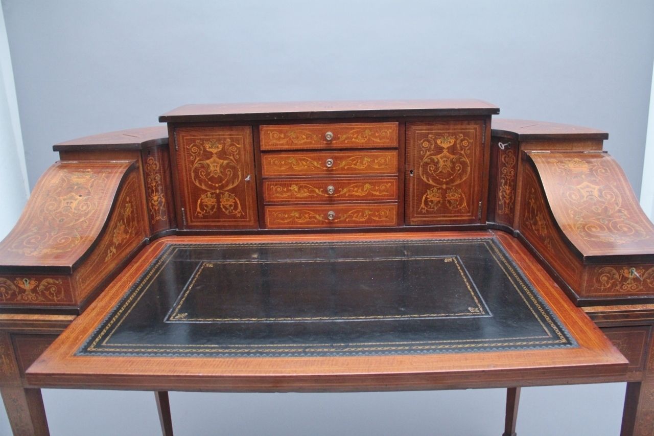 Furniture Pair Of Early 20th Century Mahogany Carlton House Desk’s photo