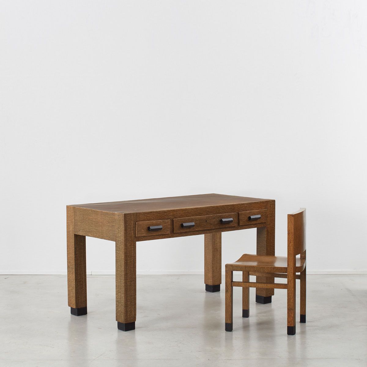 Montalcini & Pagano Desk And Chair Cartiere Giacomo Bosso, Italy, 1929