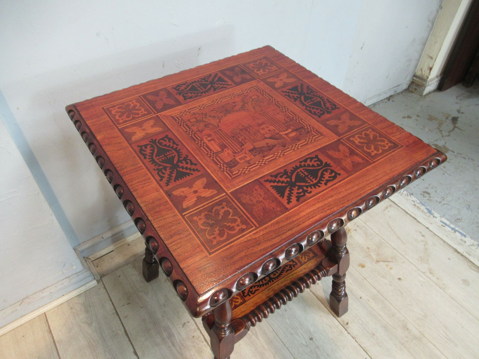 19th Century Walnut And Marquetry  Side Or Centre  Table photo Furniture
