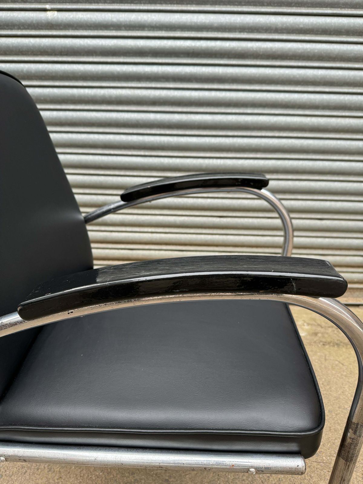photo for sale 1930s Bauhaus Tubular Steel Arm Chair By Mauser Werke Waldeck Model Rs7