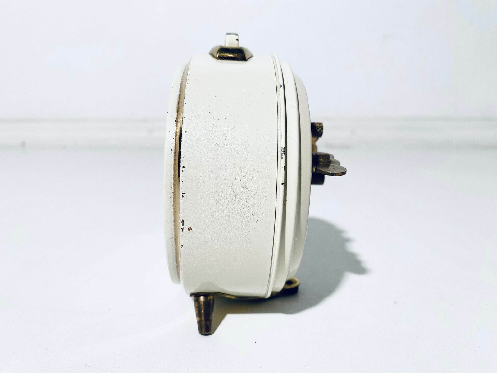 Mid Century Kaiser Repetition Bedside Alarm Clock Western Germany / Vintage Decor 1950s photo 58.0