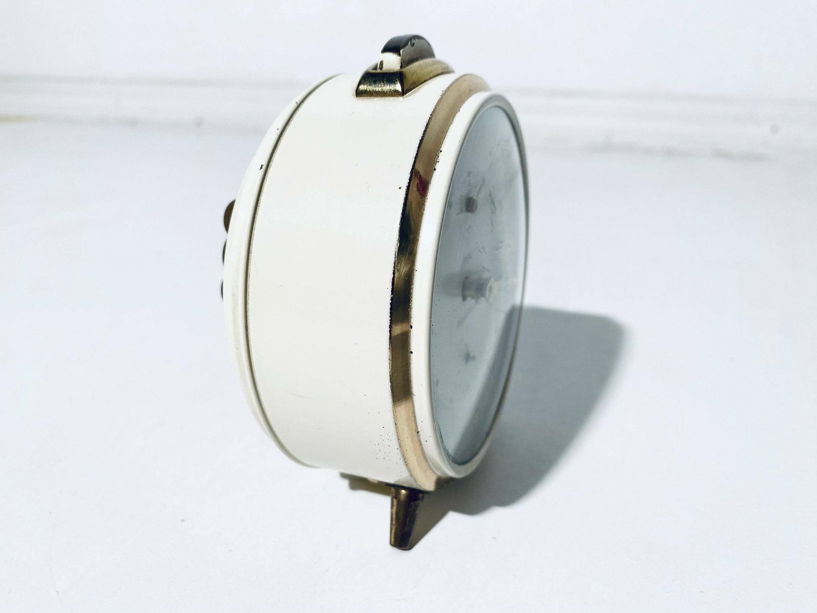 Mid Century Kaiser Repetition Bedside Alarm Clock Western Germany / Vintage Decor 1950s photo buy