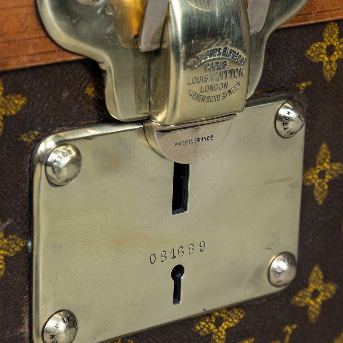 23995.0 20th Century Louis Vuitton Trunk In Monogram Canvas, Made In France C.1930 photo