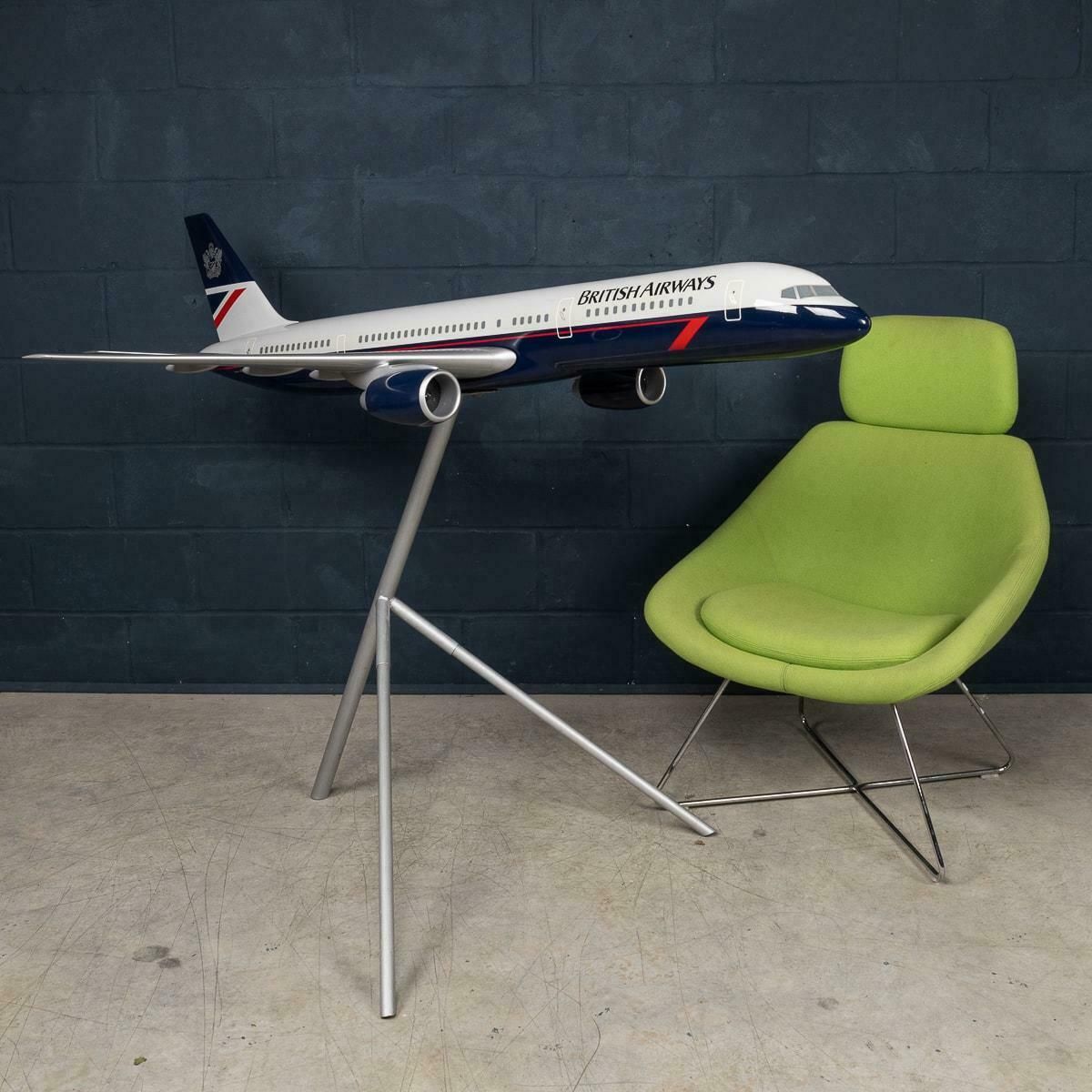 20th Century Large Boeing 757 With British Airways Landor Livery By Space Models photo furniture