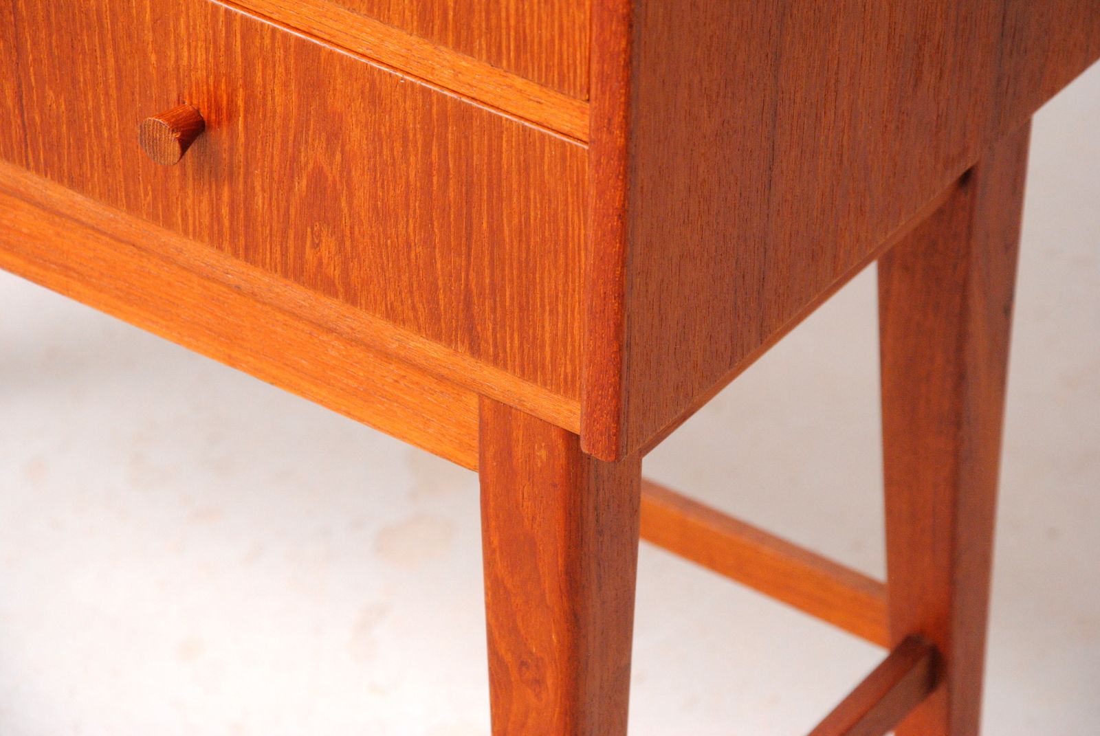 1960s Set Of Two Small Fully Restored And Refinished Danish Teak Dressers photo vintage