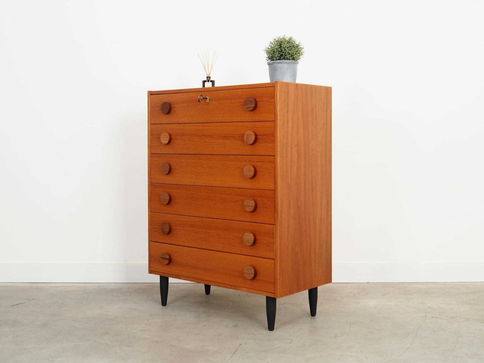 Teak Chest Of Drawers, Danish Design, 1960s, Production: Denmark photo for sale