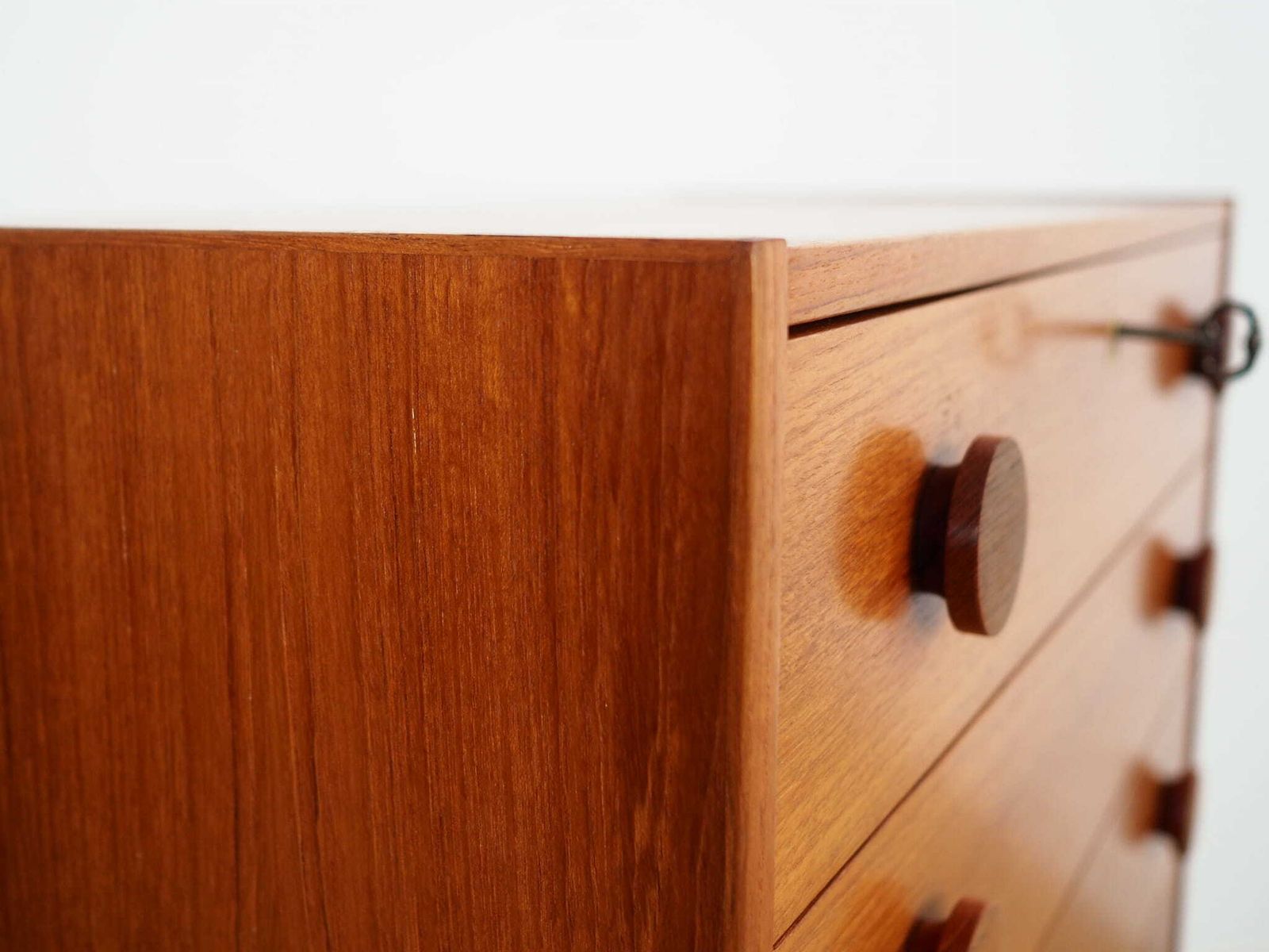 Teakhouten Ladekast, Deens Design, Ca. Jaren 1960, Productie: Denemarken photo vintage