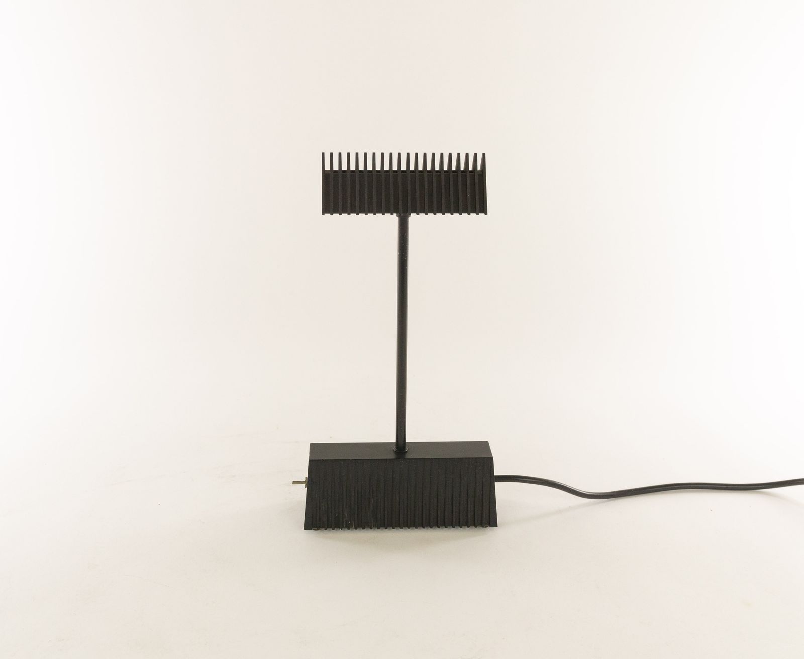 Black Scintilla Table Lamp By Piero Castiglioni For Fontana Arte, 1980s photo Lighting