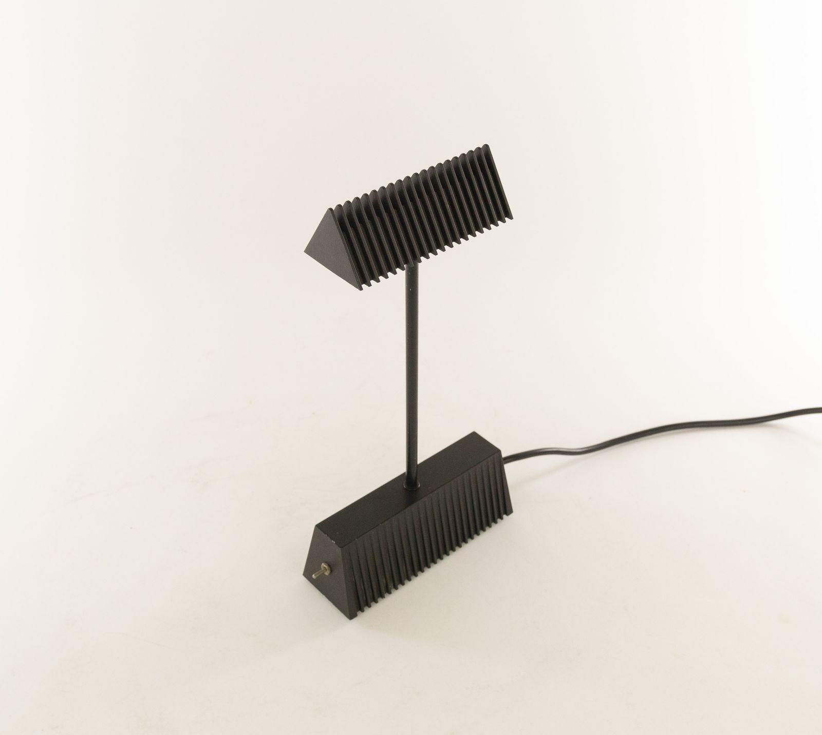 Black Scintilla Table Lamp By Piero Castiglioni For Fontana Arte, 1980s photo vinterior