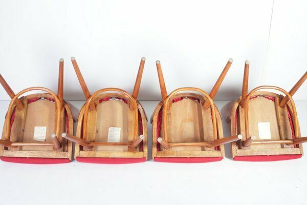 Dining Chairs By Oswald Heardtl For Ton, Set Of 4 photo 689.0