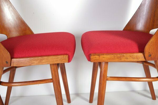 Dining Chairs By Oswald Heardtl For Ton, Set Of 4 photo vintage