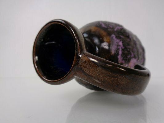photo vinterior Purple & Gold Lava 321/3 Ceramic Vase From Ruscha, 1960s