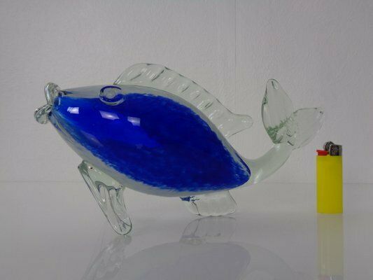 photo buy Italian Murano Glass Fish By Fratelli Toso, Italy, 1960s