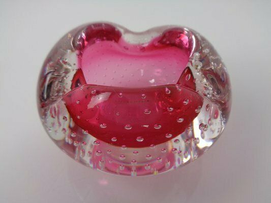 Pink Sommerso Murano Glass Ashtray, Italy, 1960s photo buy