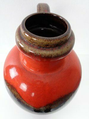 photo for sale Large Glazed Pop Art Lava Ceramic 486 48 Vase From Scheurich, Germany, 1970s