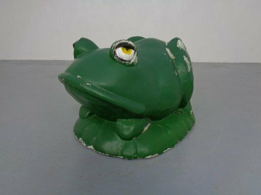 Large Fiberglass Garden Frog, 1960s photo 742.0