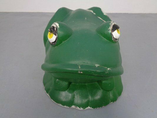 Large Fiberglass Garden Frog, 1960s photo vinterior
