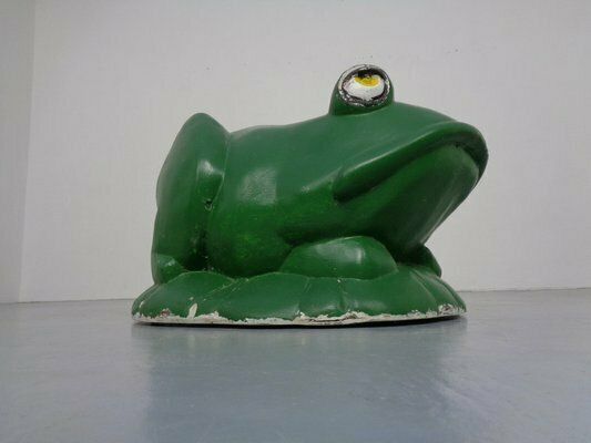 photo furniture Large Fiberglass Garden Frog, 1960s